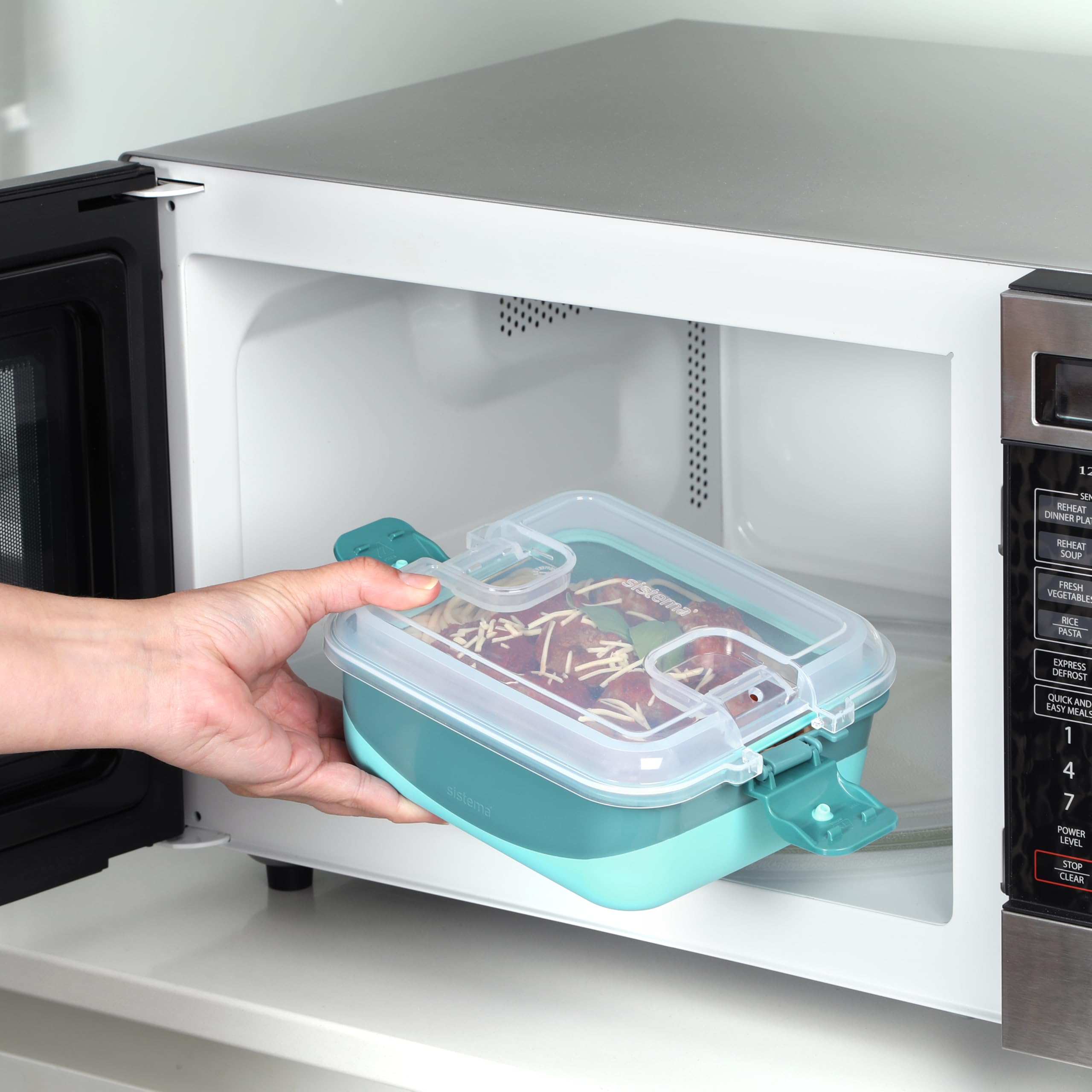 sistema-heatables-contenants-alimentaires-micro-ondes-1-l-lot-de-3-rectangles-la image 3