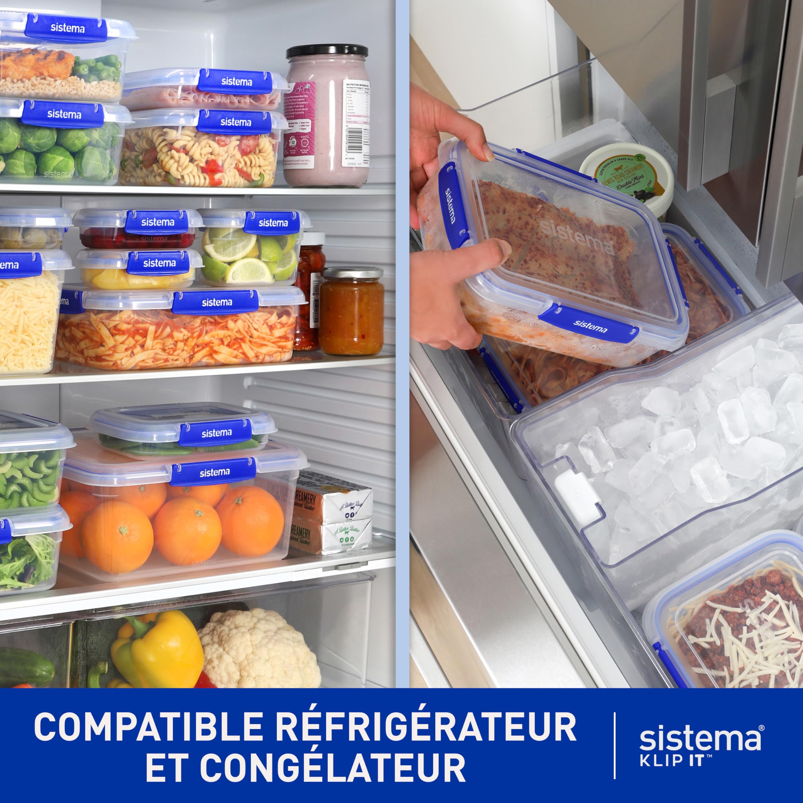 sistema-klip-it-set-de-18-pi-ces-9-bo-tes-couvercles-de-conservation-alimentaire image 6