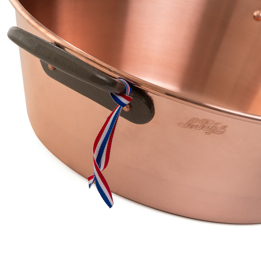 le-parfait-bassine-confiture-en-cuivre-massif-38-cm-paisseur-1-2-mm-the-essentia image 2