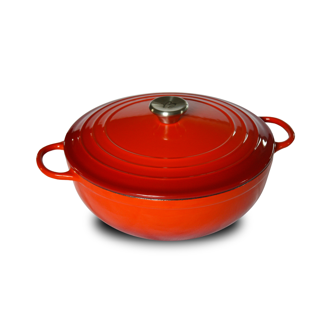 le-parfait-cocotte-ronde-en-fonte-3-85-l-d-grad-rouge-compatible-induction-et-fo image 1