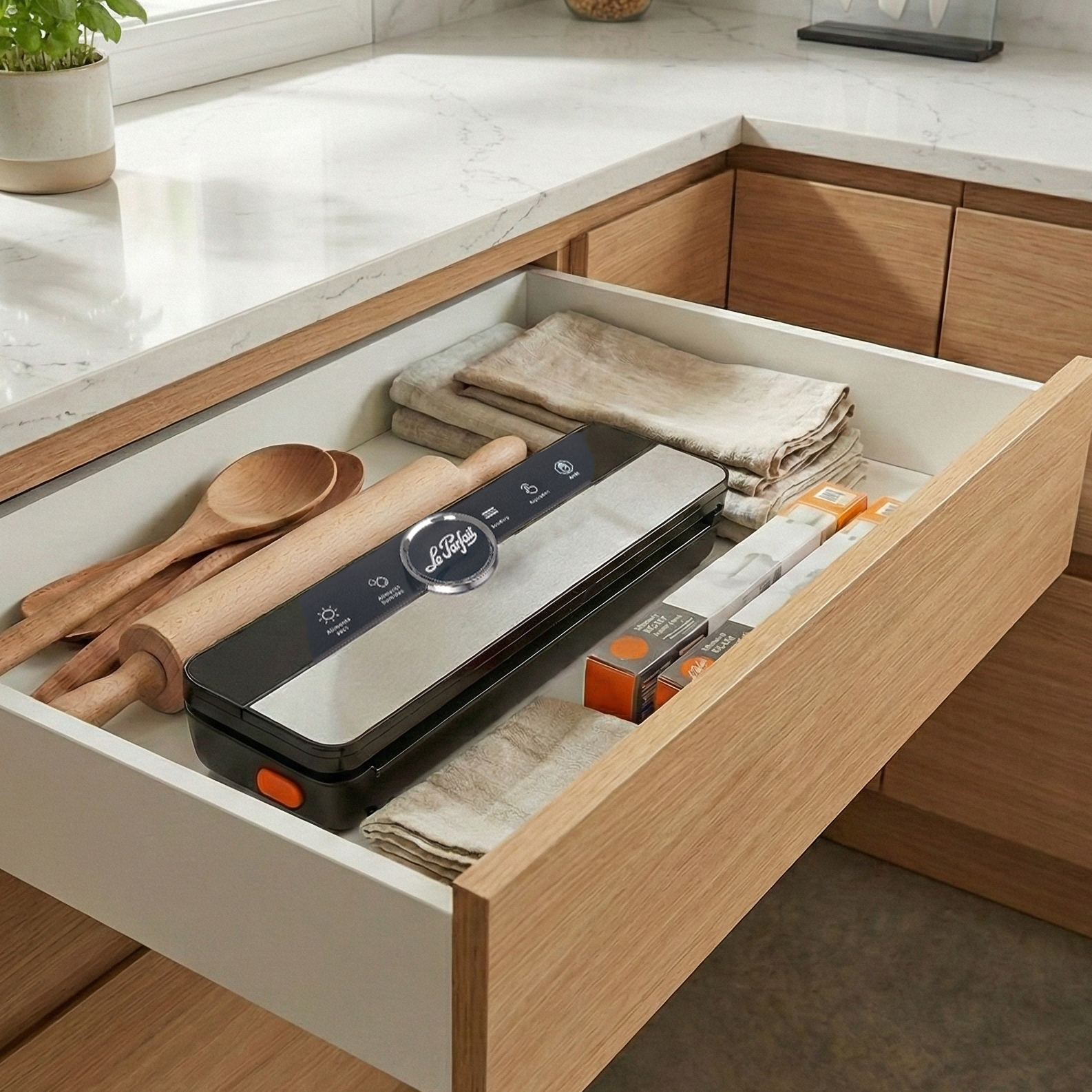 le-parfait-les-essentiels-machine-sous-vide-compacte-130-w-0-5-bar-pour-sacs-rou image 7