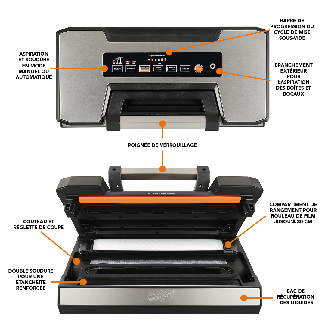 le-parfait-experte-machine-sous-vide-alimentaire-130-w-pour-conservation-intensi image 4