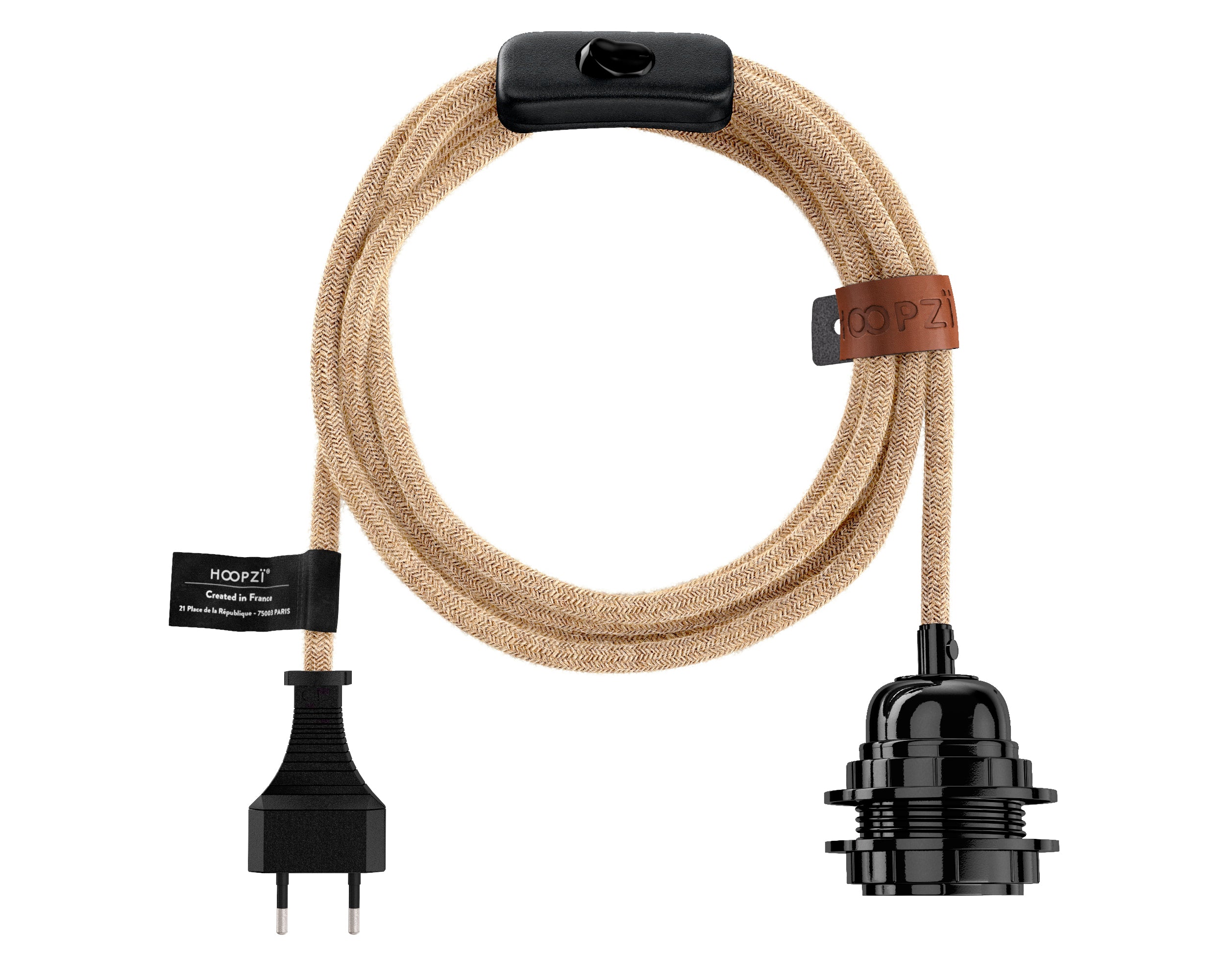 le-parfait-x-hoopzi-kit-lampe-bocal-en-verre-4-couleurs-cordon-tiss-4-5m-douille image 6