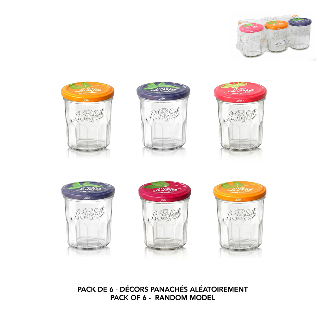le-parfait-set-de-6-confituriers-en-verre-324-ml-et-385-ml-conservation-des-conf image 4