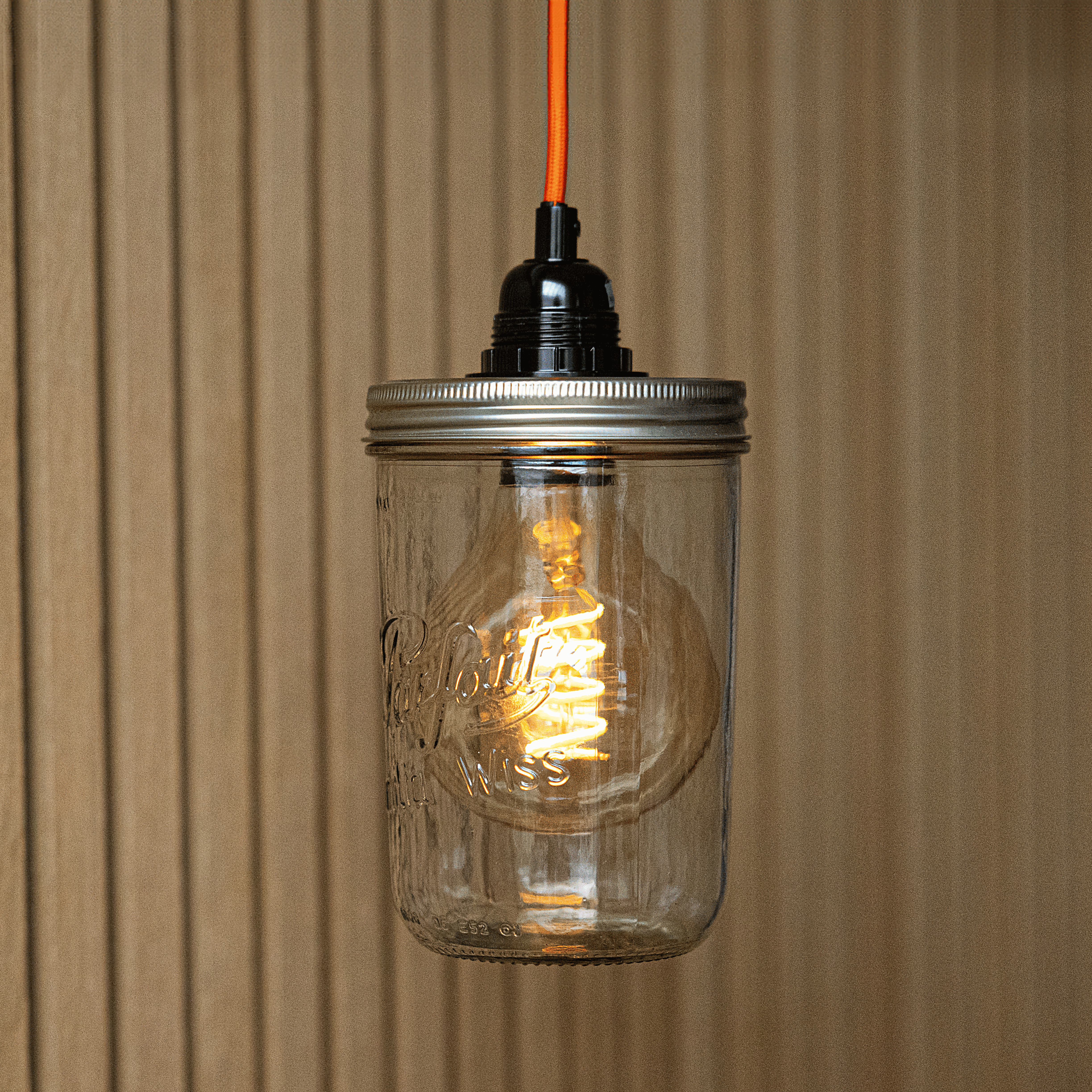 le-parfait-x-hoopzi-kit-lampe-bocal-en-verre-4-couleurs-cordon-tiss-4-5m-douille image 8