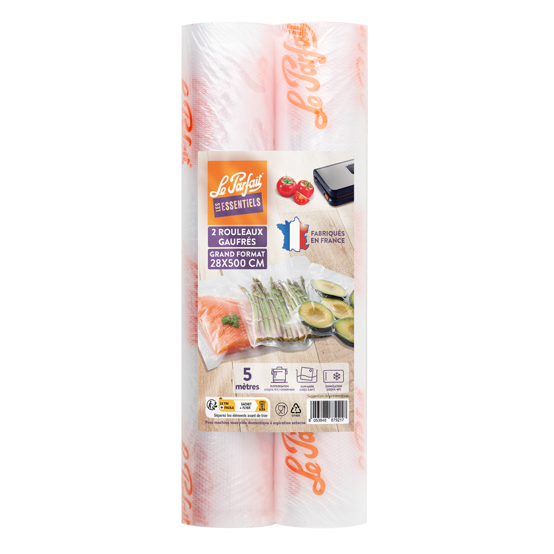 le-parfait-rouleaux-sous-vide-gaufr-s-lot-de-2-films-de-mise-sous-vide-pa-pe-100 image 3