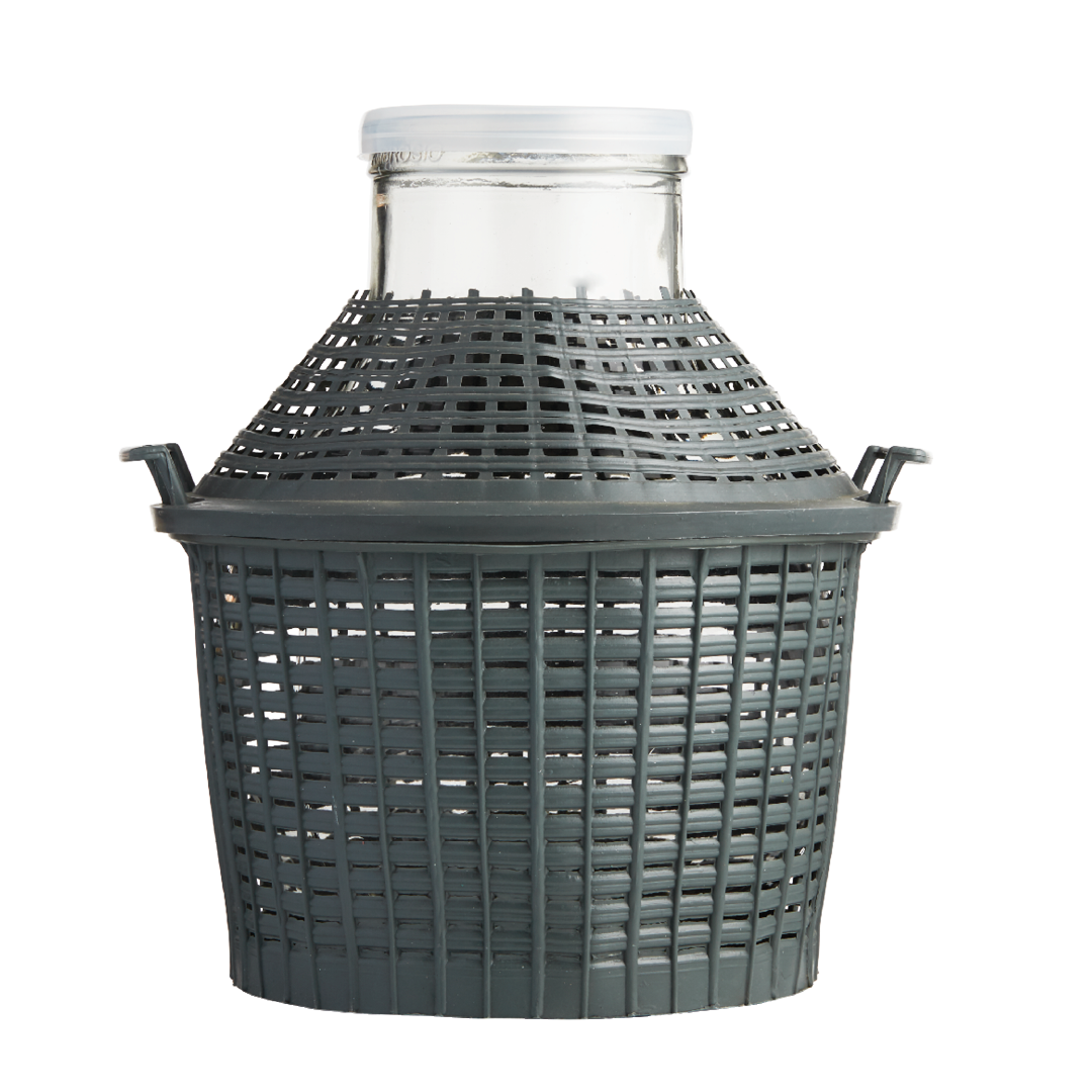 le-parfait-lady-jeanne-bonbonne-dame-jeanne-en-verre-avec-panier-plastique-5-10- image 2