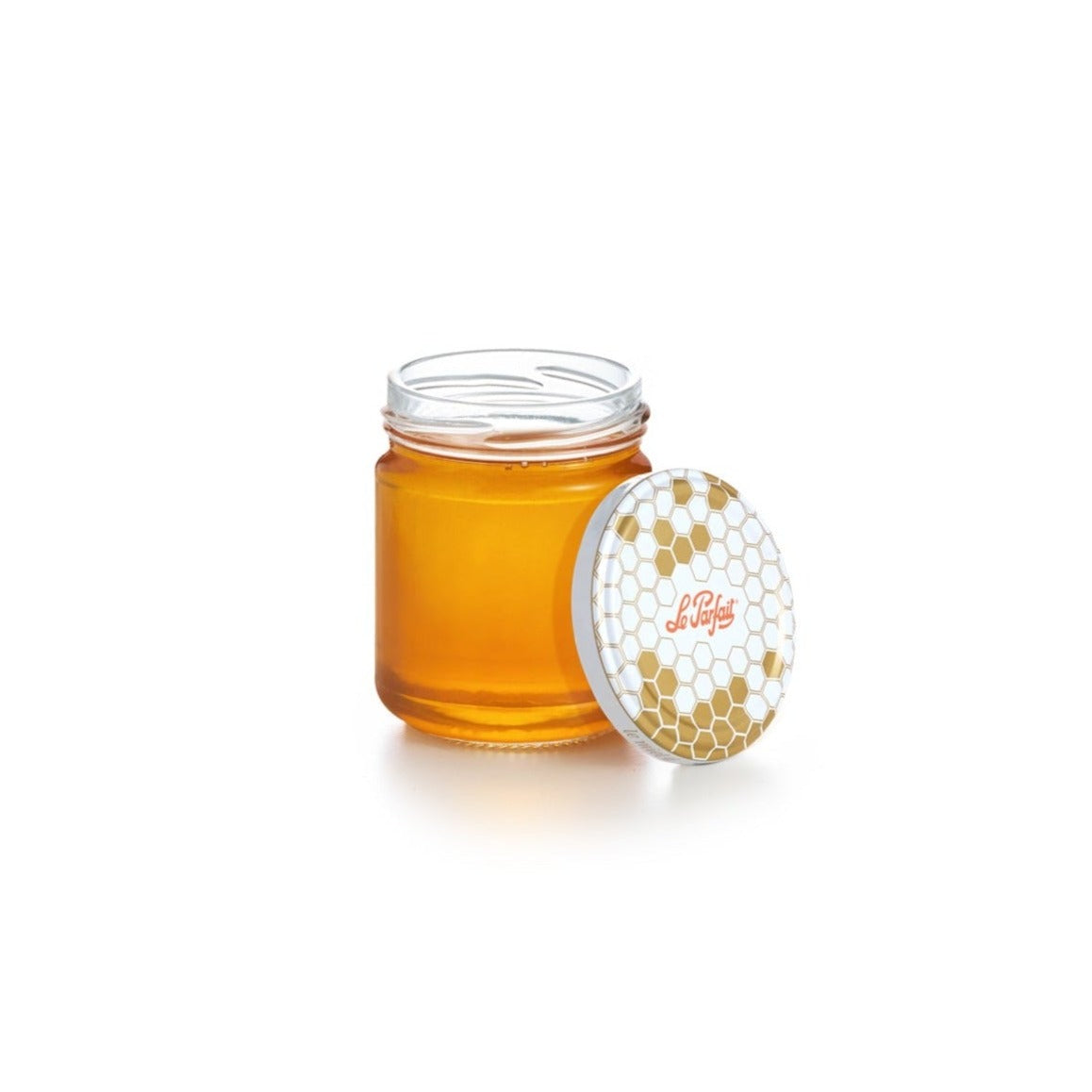le-parfait-set-de-6-pots-miel-en-verre-212-ml-385-ml-et-750-ml-couvercles-pasteu image 2