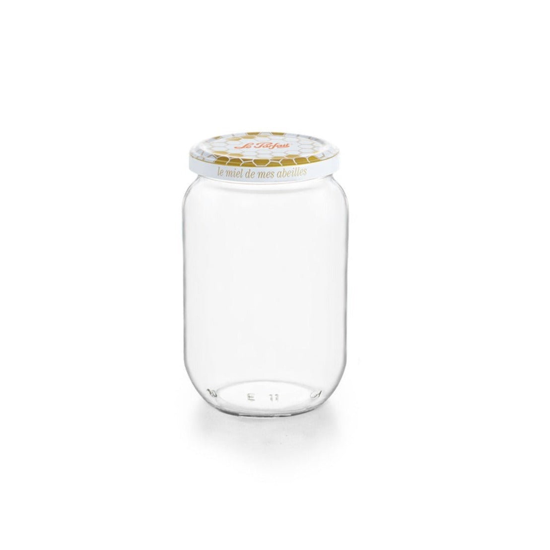 le-parfait-set-de-6-pots-miel-en-verre-212-ml-385-ml-et-750-ml-couvercles-pasteu image 3