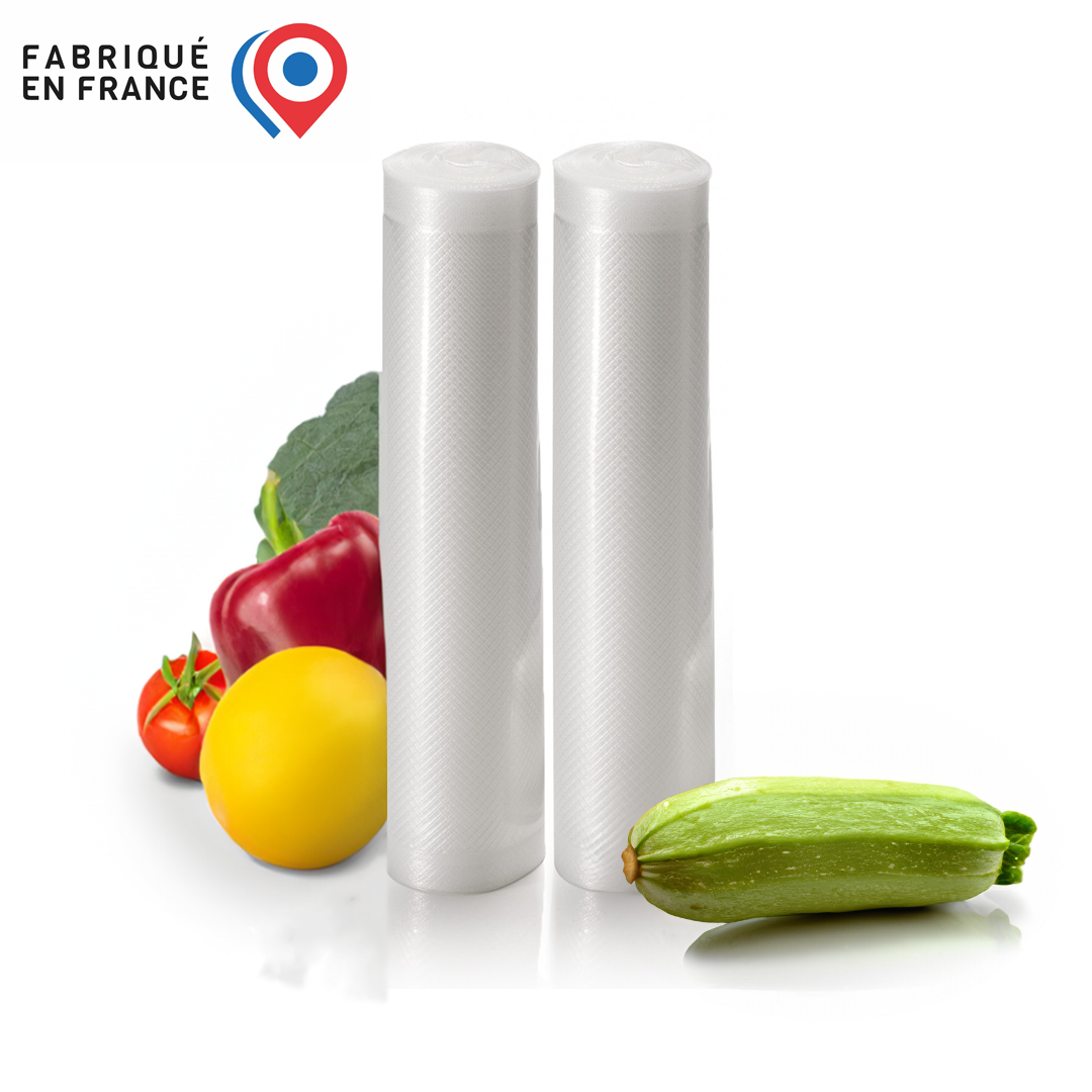 le-parfait-rouleaux-sous-vide-gaufr-s-lot-de-2-films-de-mise-sous-vide-pa-pe-100 image 2