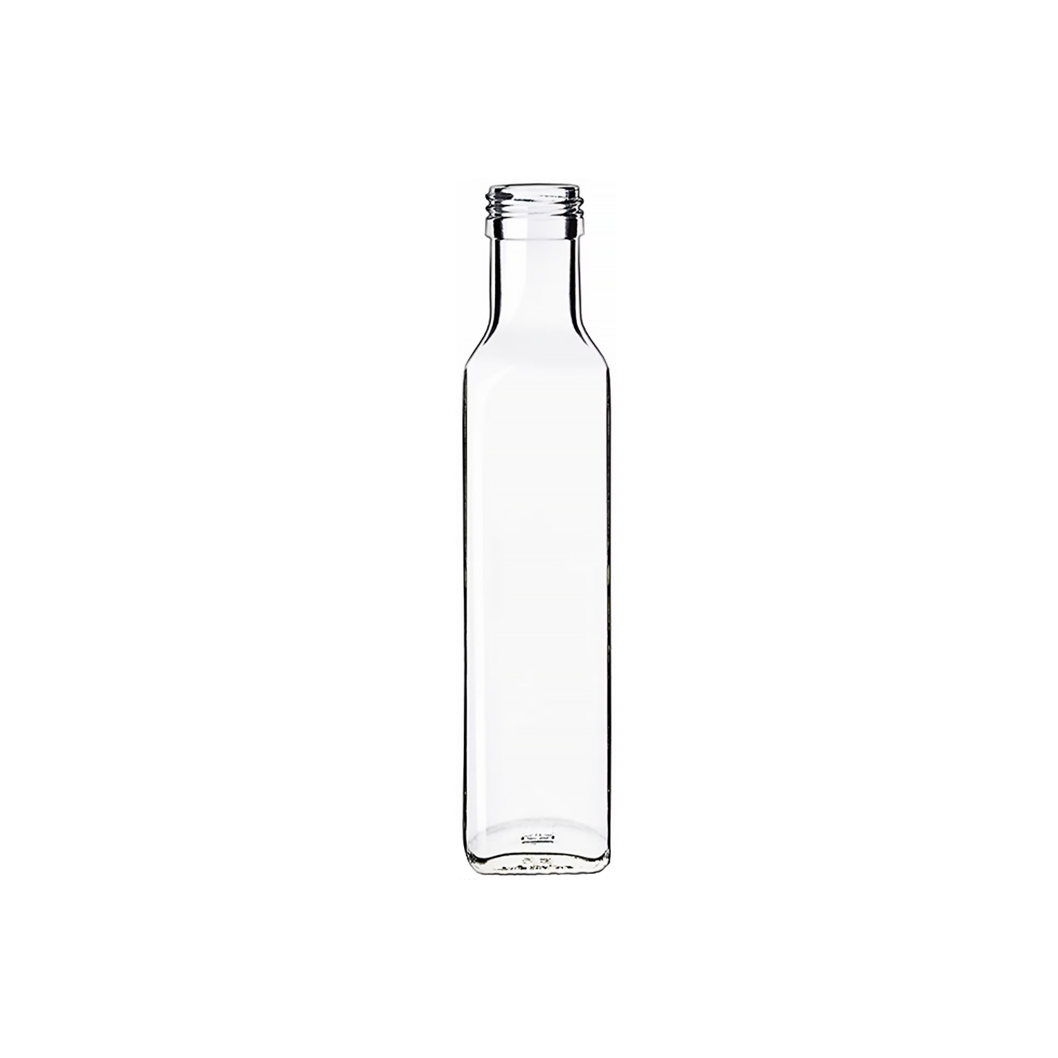 le-parfait-bouteille-marasca-carr-e-en-verre-blanc-transparent-pour-huile-d-oliv image 1